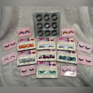 LASHES!! 👀 Fake strip eyelashes